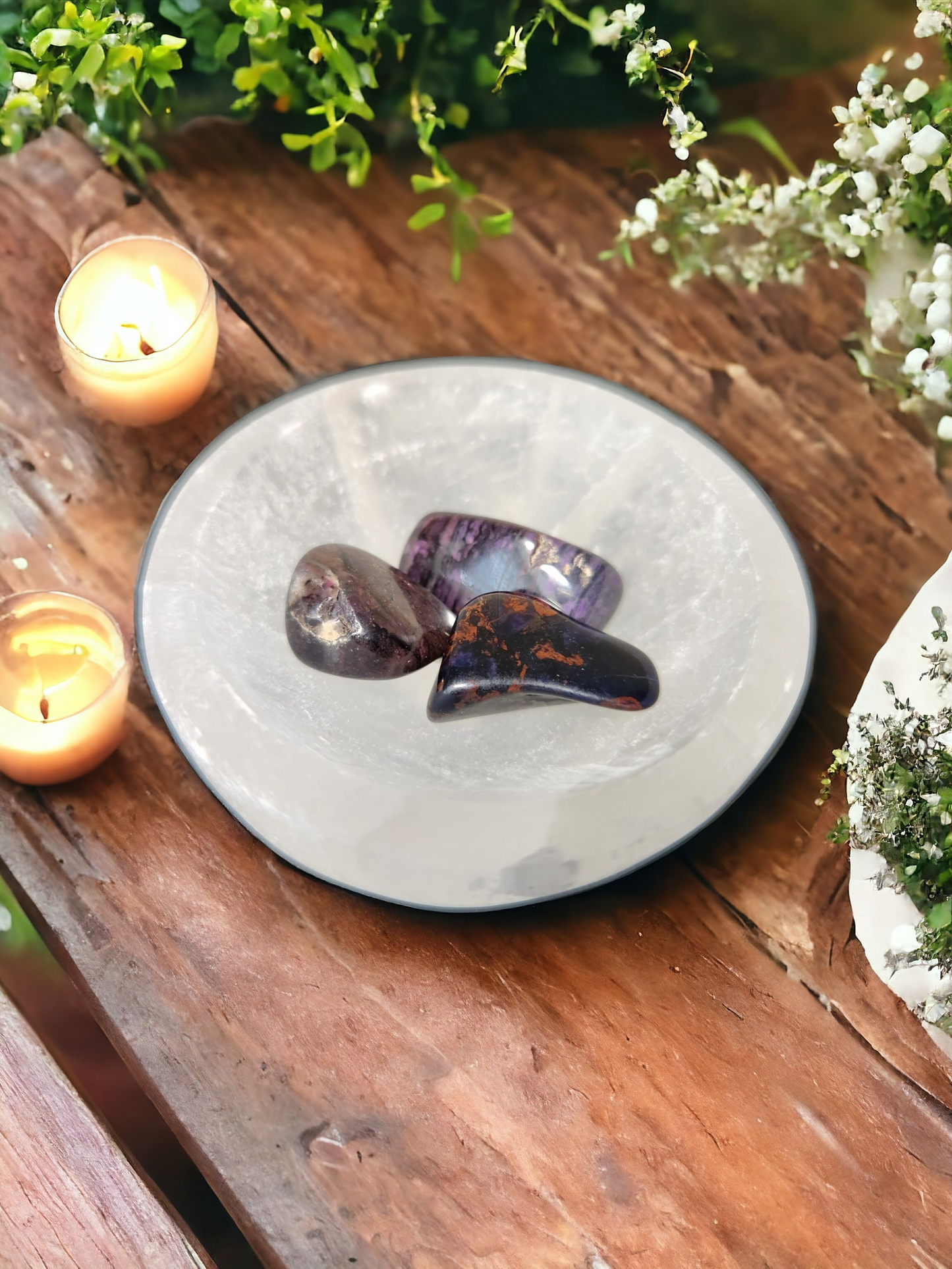 Selenite Bowl for cleansing & charging