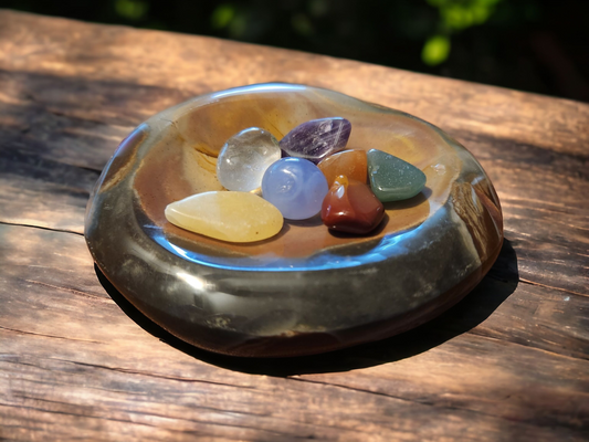 Agate bowl for protection & strength