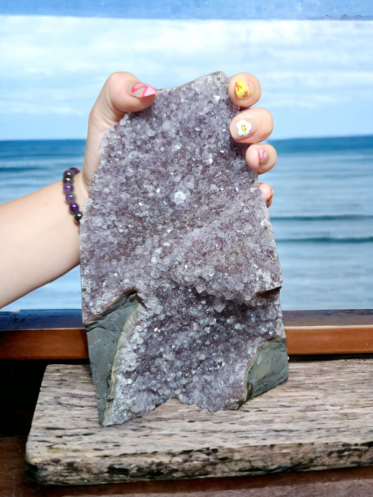 Amethyst Cut Base for healing and spiritual connection