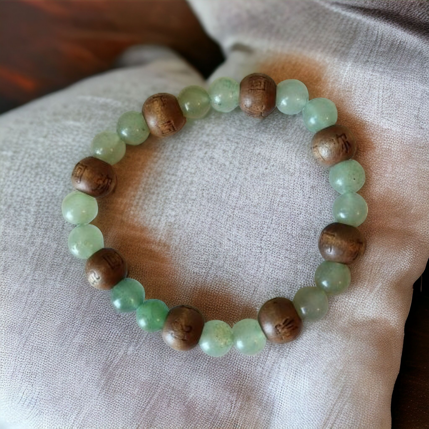 Aventurine Stretch Bracelet for luck & opportunity