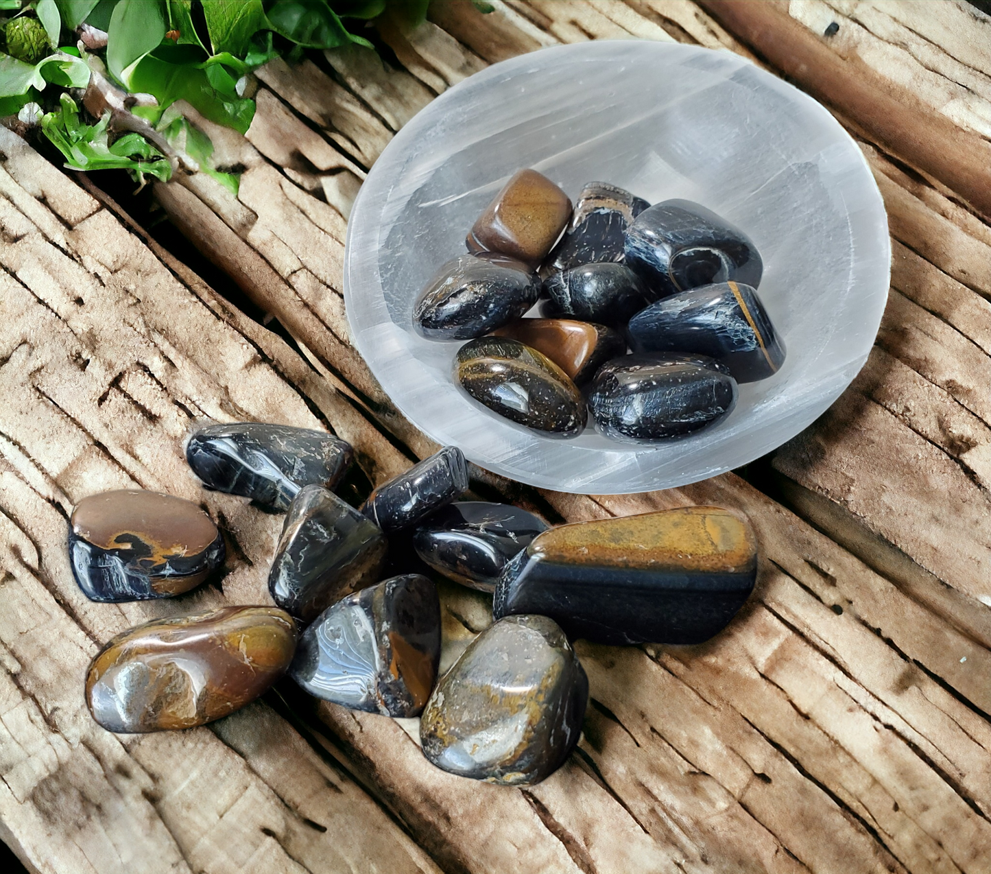 Blue Tiger's Eye for protection & insight