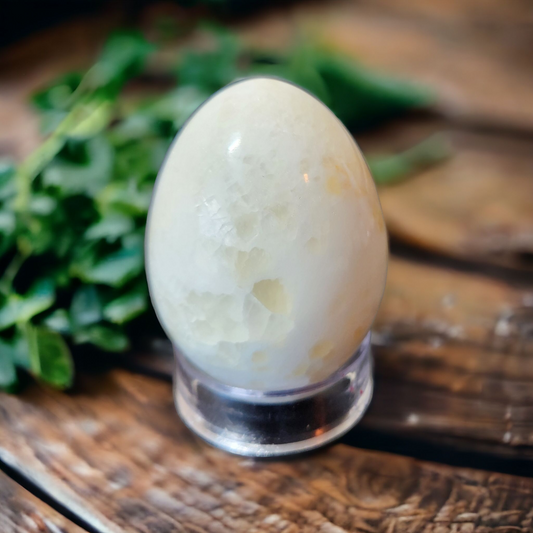 Calcite Egg for cleansing