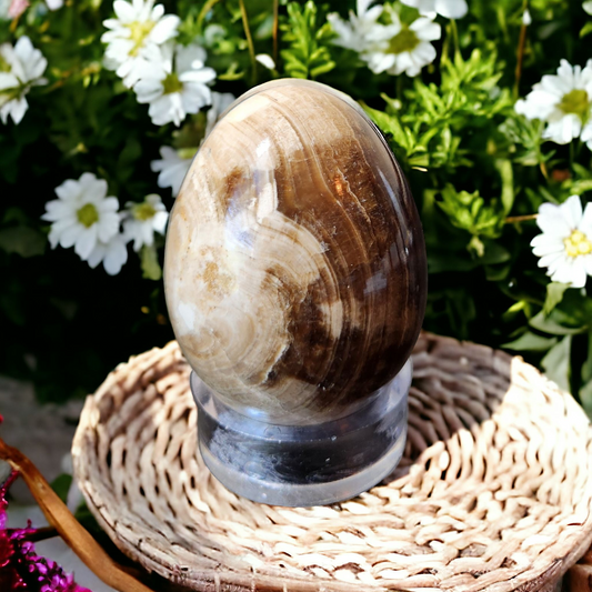 Calcite Egg for cleansing