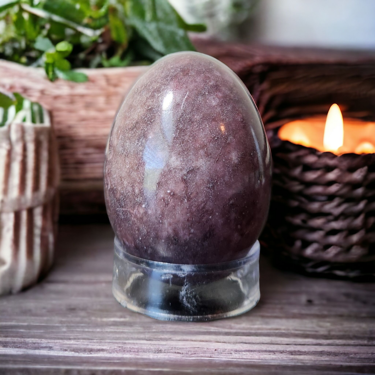 Calcite Egg for cleansing