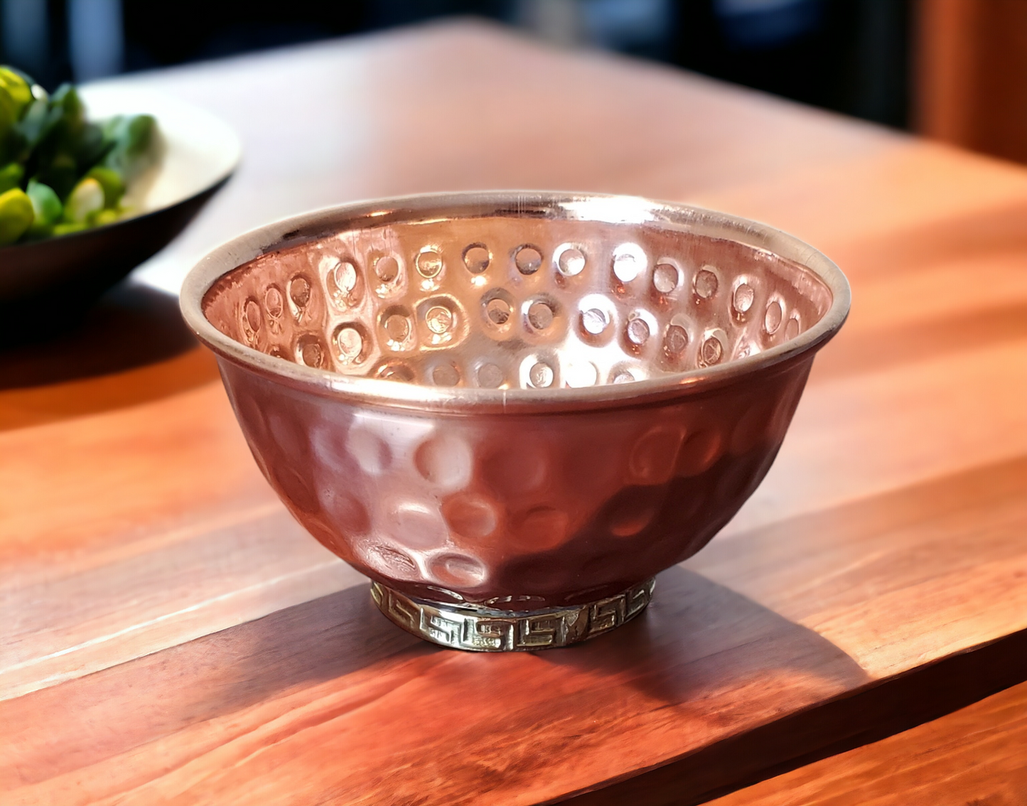 Hammered Copper Offering Bowl