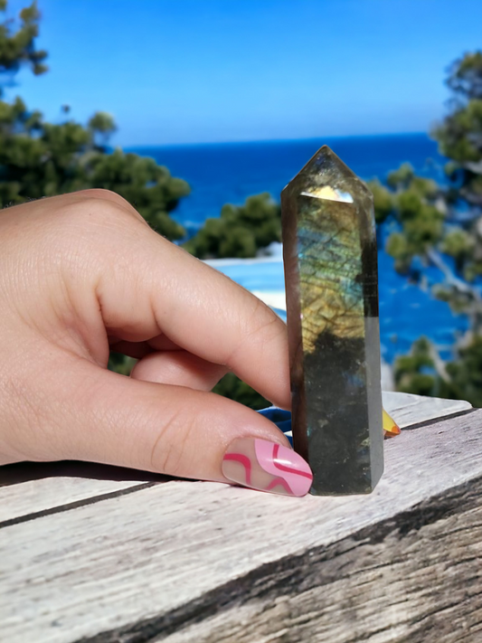 Labradorite Tower for transformation & psychic ability