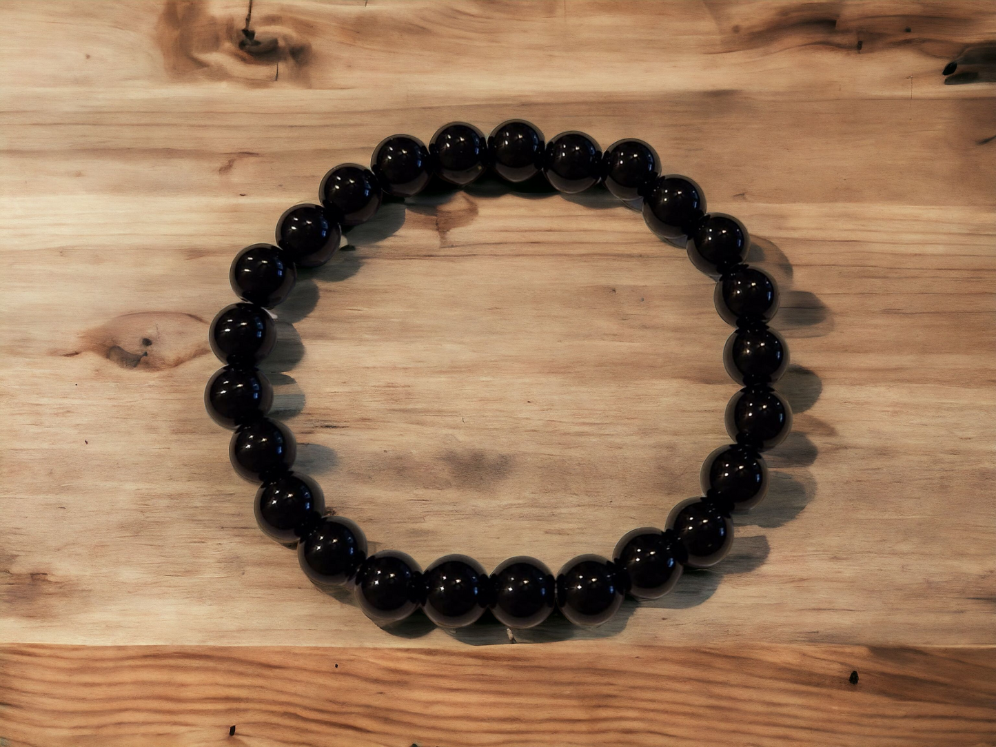 Obsidian Stretch Bracelet for protection & grounding