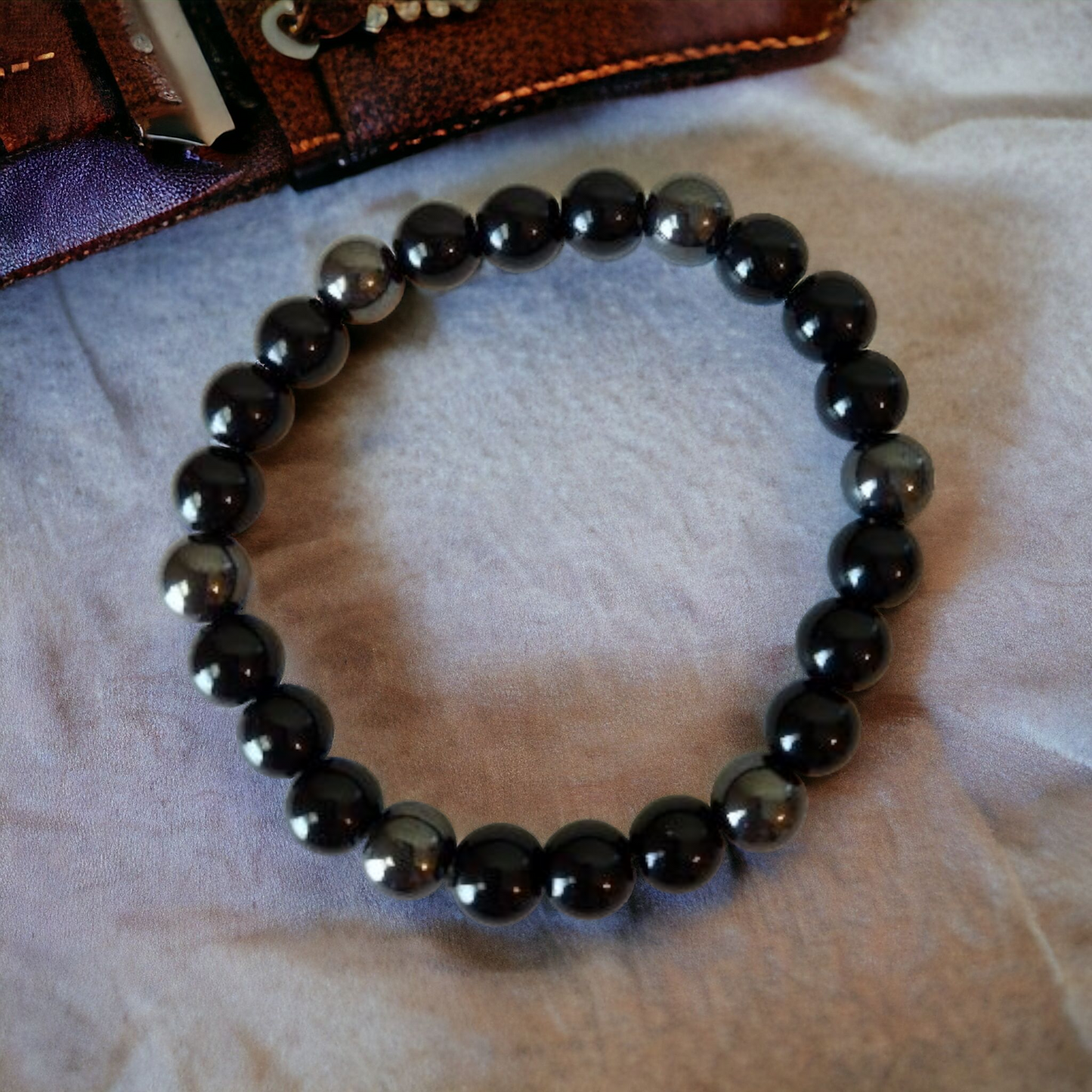 Onyx Stretch Bracelet for protection & power