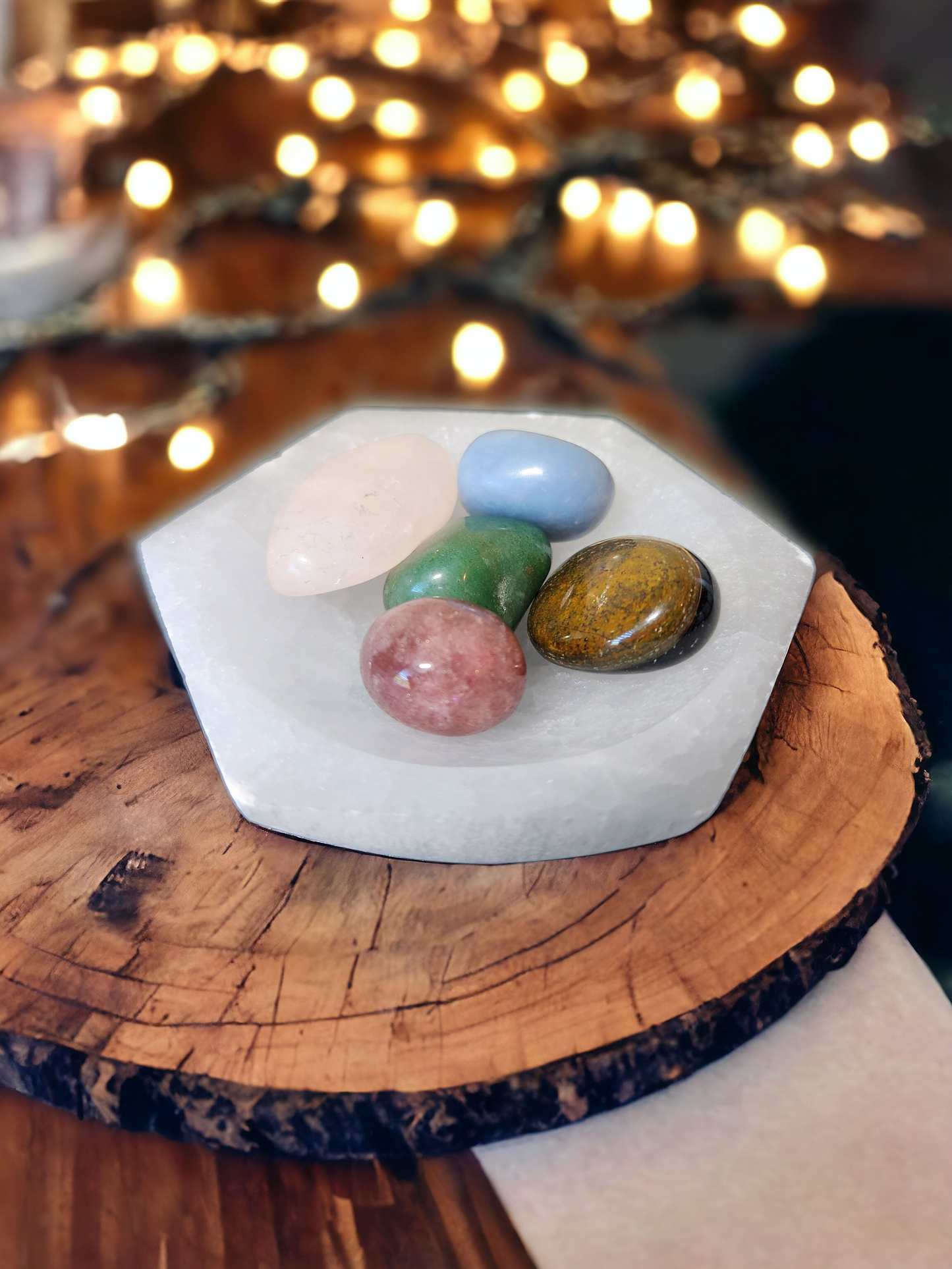 Selenite Bowl for cleansing & charging