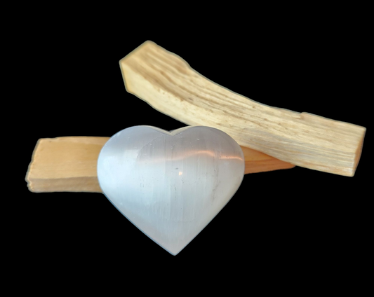 Selenite Heart