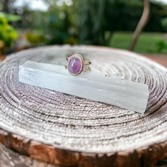 Amethyst Sterling Silver Ring for healing