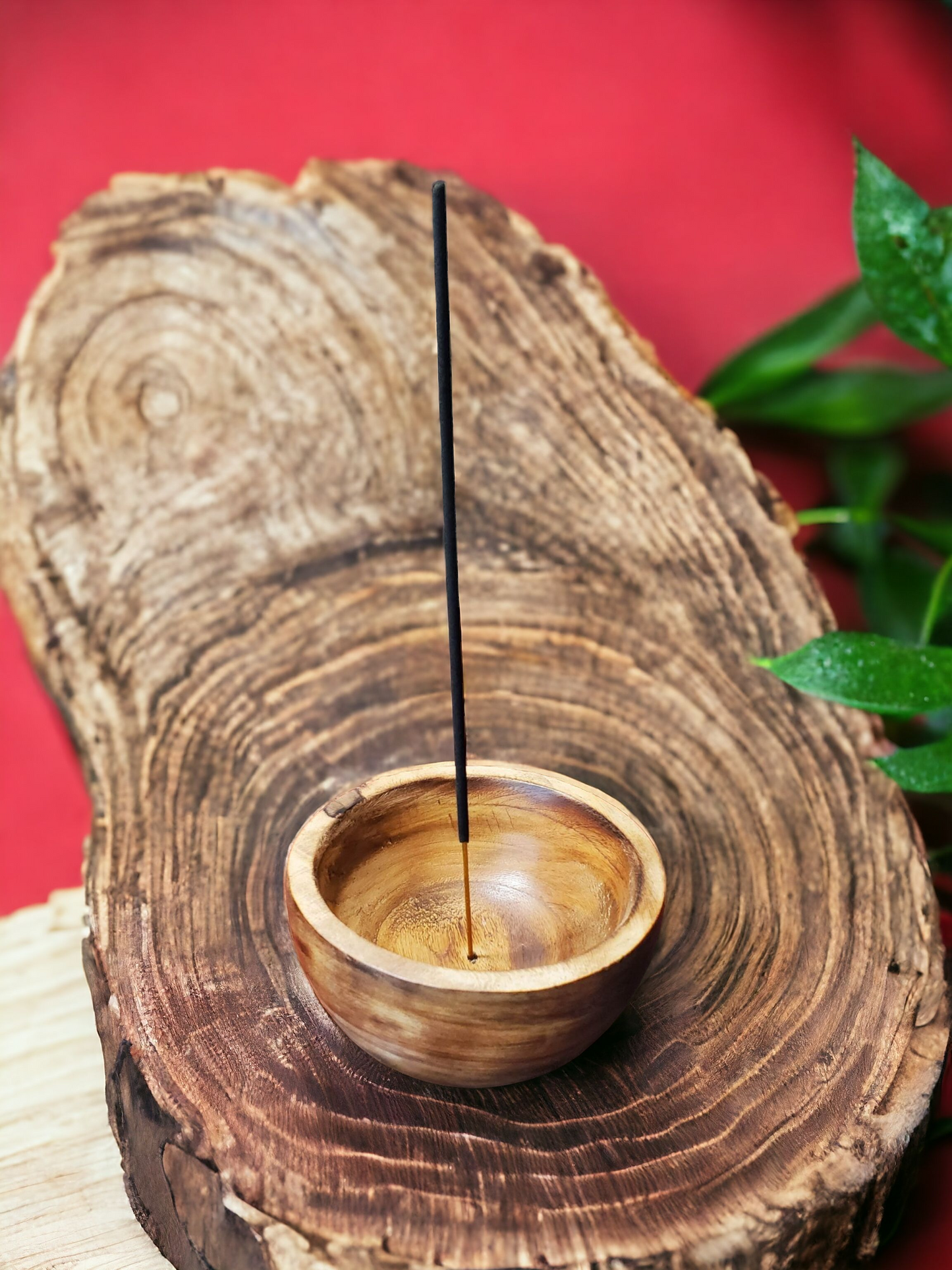 Wooden Incense Holder