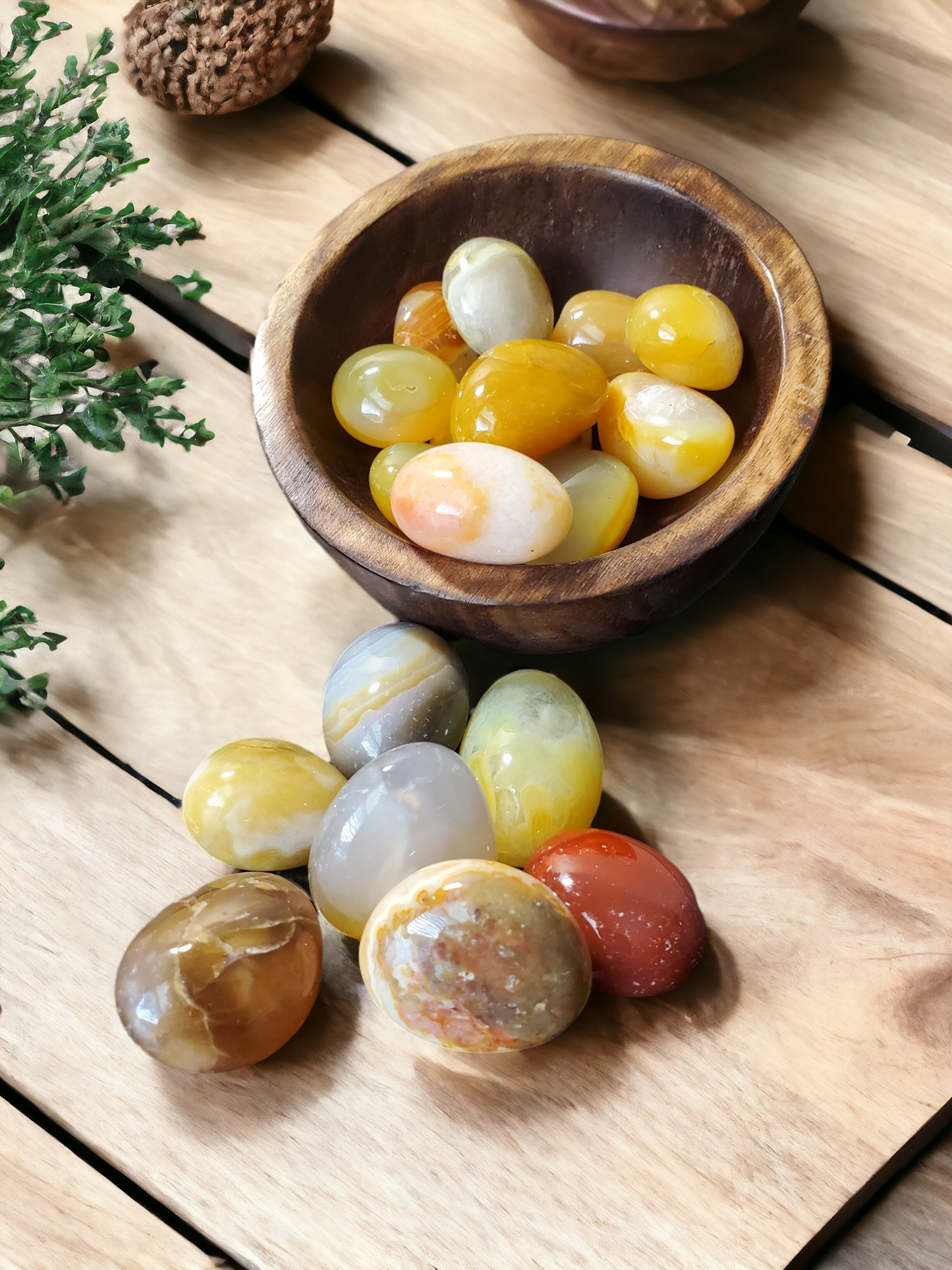 Yellow Agate for self-worth & emotional balance